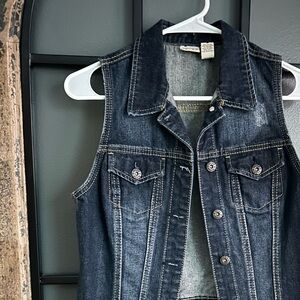 Mudd Dark Denim Vest